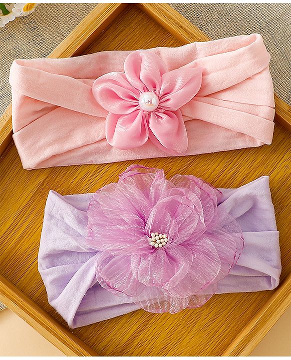 Babyhug Headbands  Free Size - Pink&Peach