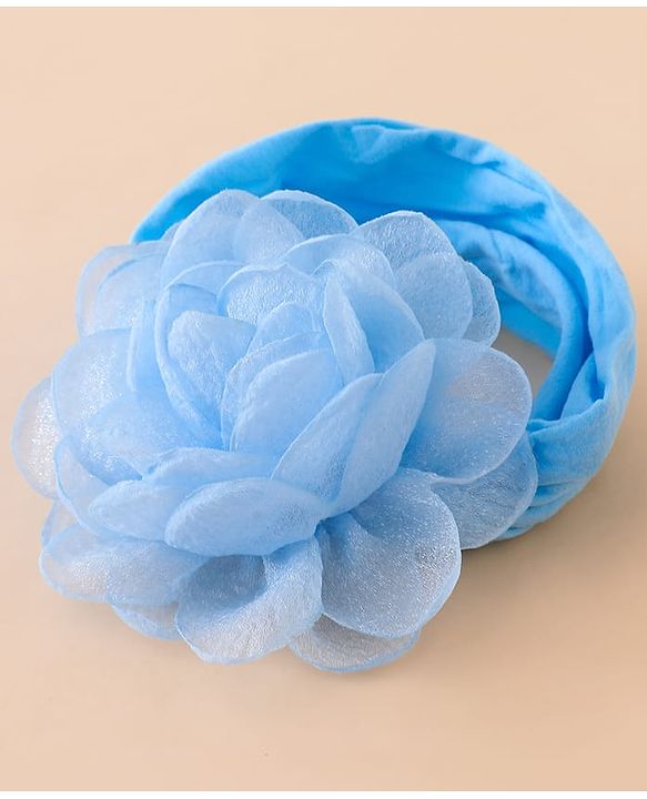 Floral Bow Stretch Baby & Kids Headband - Pink & White