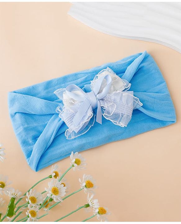 Babyhug Bow Headbands - Blue