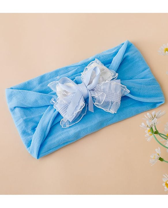Babyhug Bow Headbands - Blue
