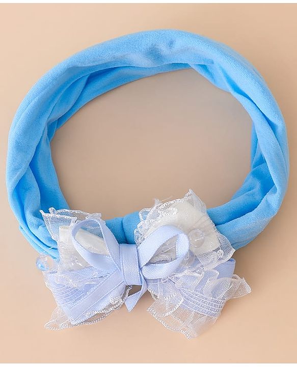 Babyhug Bow Headbands - Blue