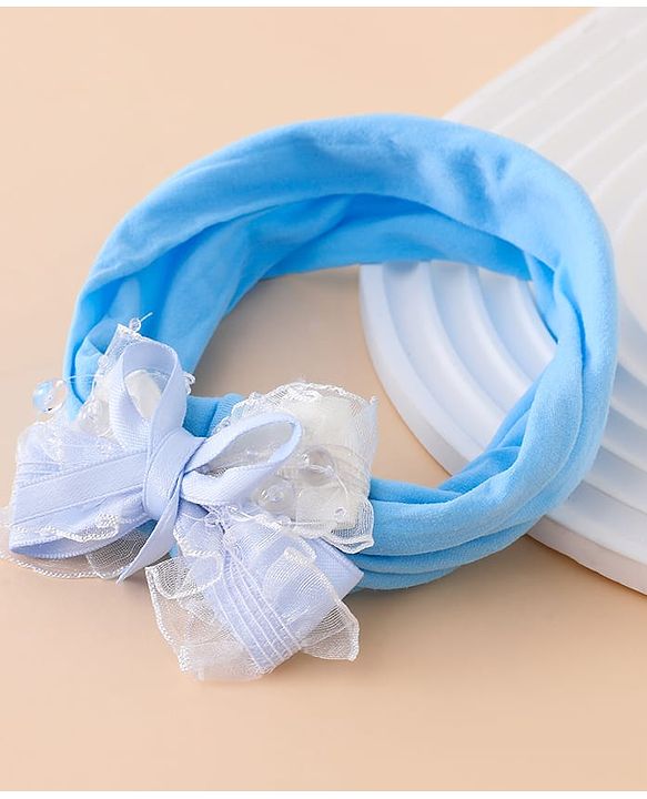 Babyhug Bow Headbands - Blue