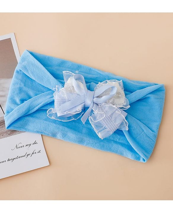 Babyhug Bow Headbands - Blue