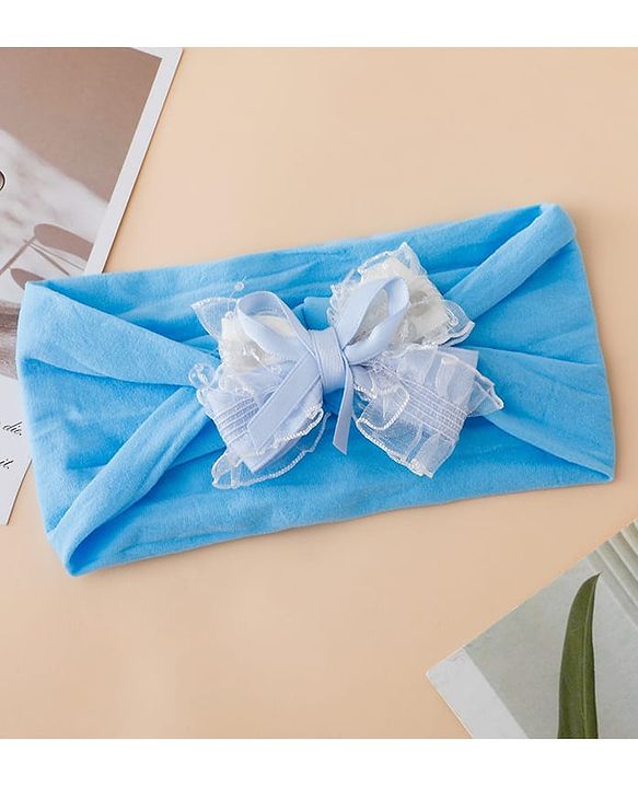 Babyhug Bow Headbands - Blue