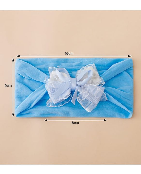 Babyhug Bow Headbands - Blue