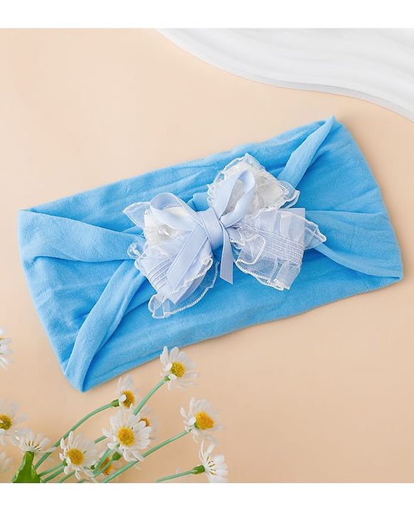 Babyhug Bow Headbands - Blue