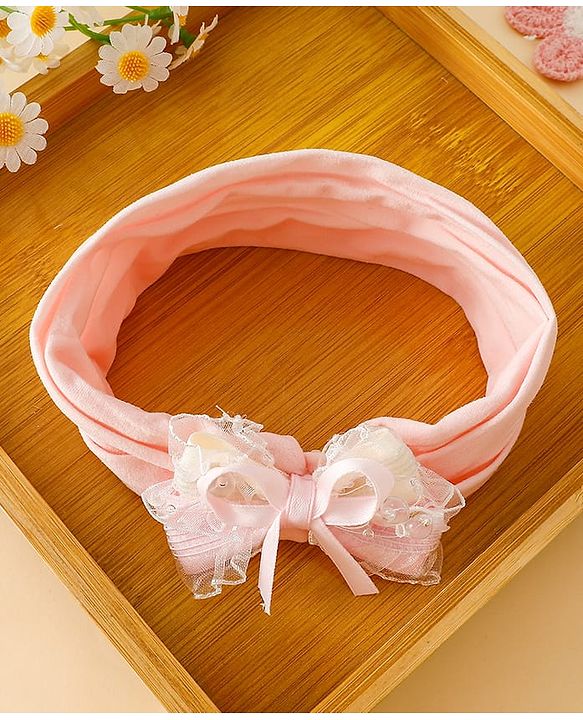 Babyhug Bow Headbands - Blue
