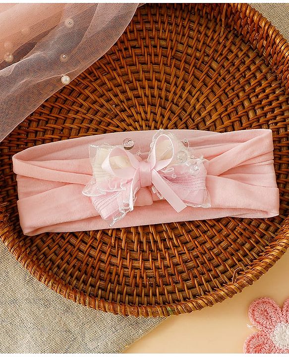 Babyhug Bow Headbands - Blue