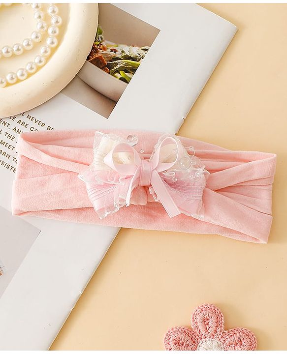 Babyhug Bow Headbands - Blue
