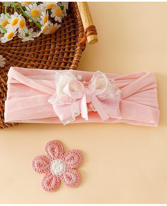 Babyhug Bow Headbands - Blue