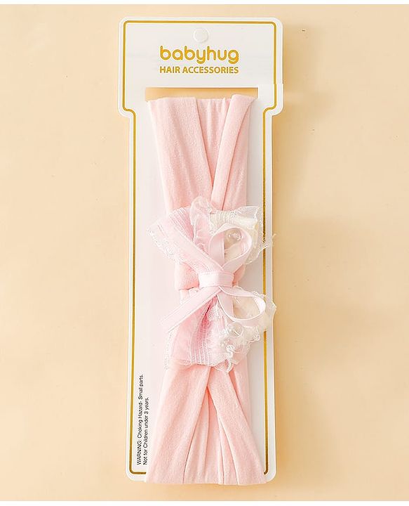 Babyhug Bow Headbands - Blue