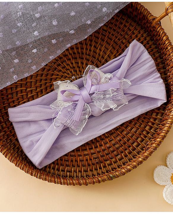 Babyhug Bow Headbands - Blue