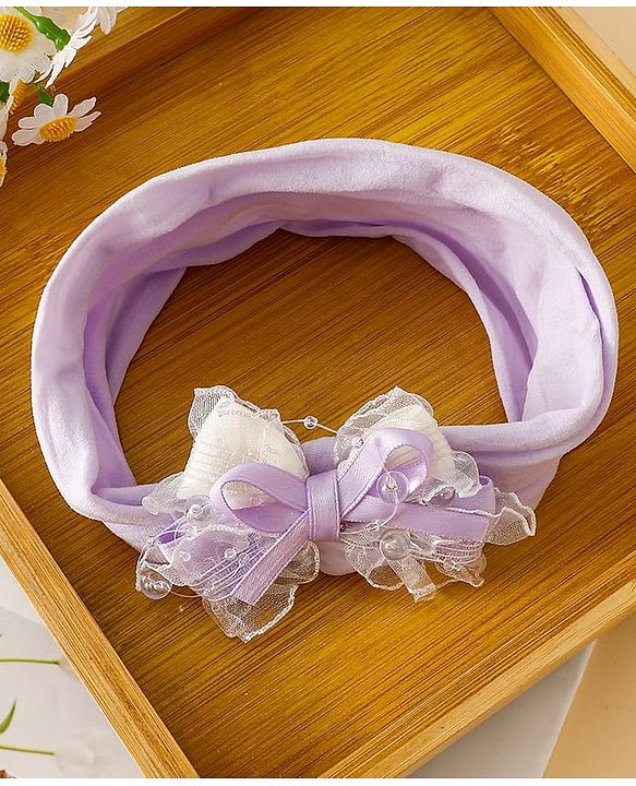 Babyhug Bow Headbands - Blue