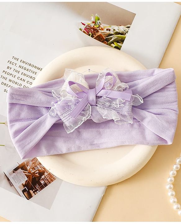Babyhug Bow Headbands - Blue