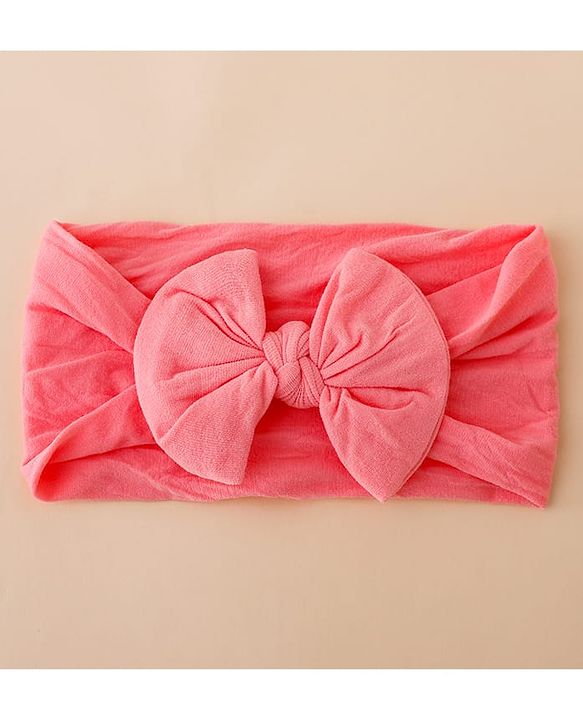 Babyhug Headbands With Floral and Bow Applique Pack of 2 -Purple, Peach