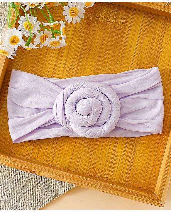 Babyhug Set Of 3 Bow Applique Detailed Headbands - Pink,Red ,Purple