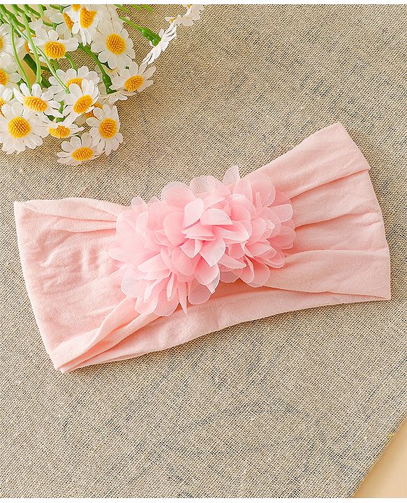Babyhug Set Of 3 Bow Applique Detailed Headbands - Pink,Red ,Purple