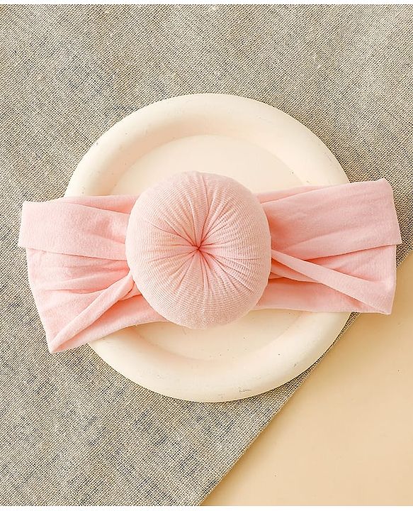 Babyhug Headbands With Bow Applique Pack of 3 - Pink,White,Purple
