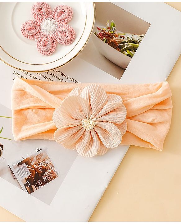Babyhug Headbands With Bow Applique Pack of 3 - Pink,White,Purple