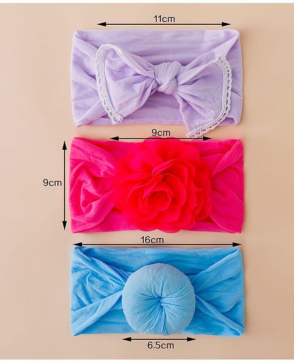 Babyhug Headbands Free Size - Multicolor