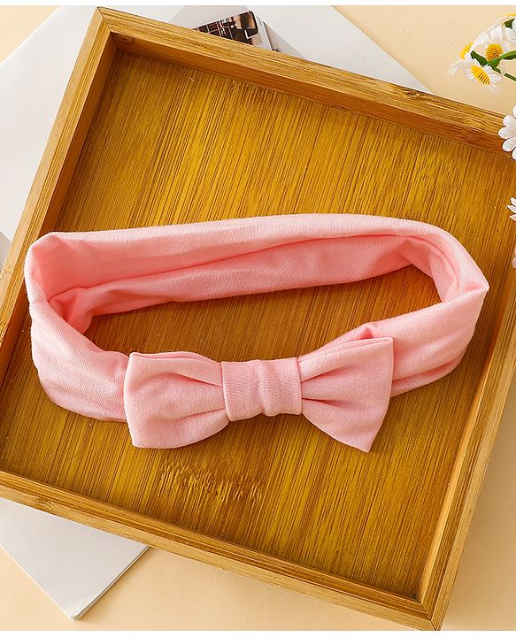 Babyhug Free Size Baby Headbands With Fruit Print Bow Applique Pack of 3 - Multicolor