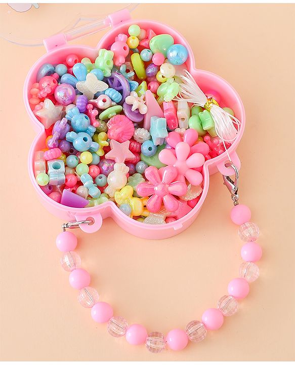 Babyhug Free Size DIY Bead Jewellery Making Set - Multicolor