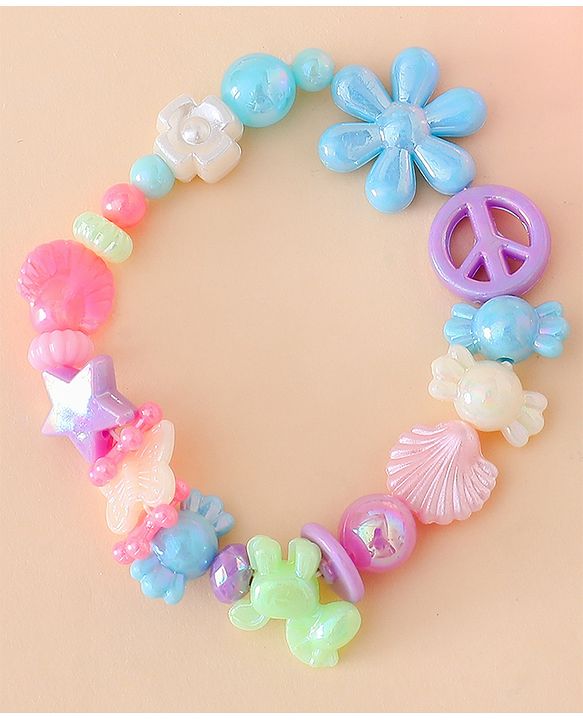 Babyhug Free Size DIY Bead Jewellery Making Set - Multicolor