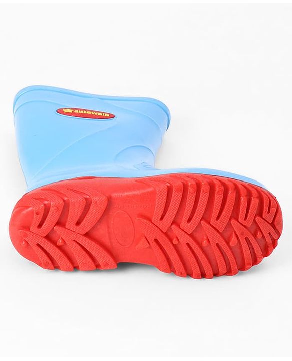 Cute Walk by Babyhug Comfortable slip on with Anti skid Rain Boot - Blue & Red