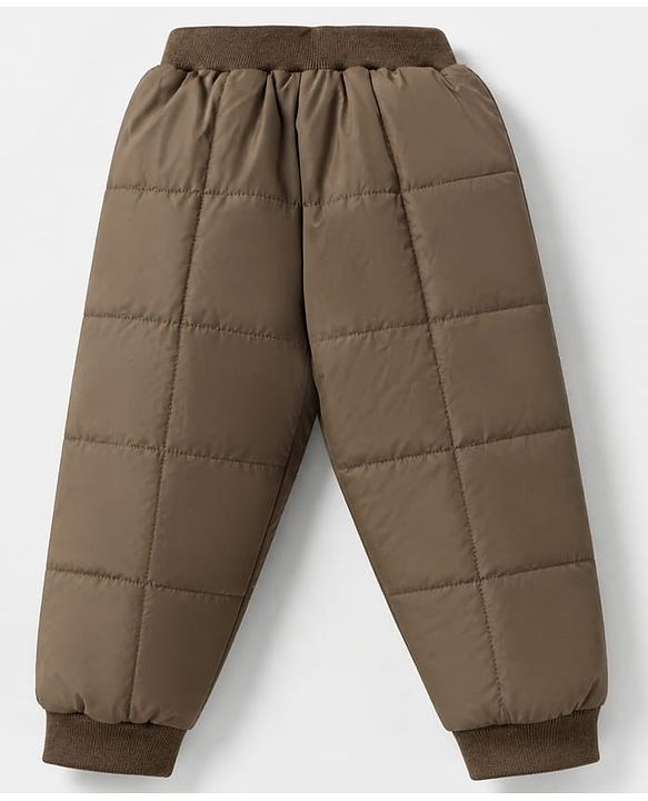 Babyhug Woven Jacket and Pant with Full Sleeves and Bear Print in Grey for 0-1 Month