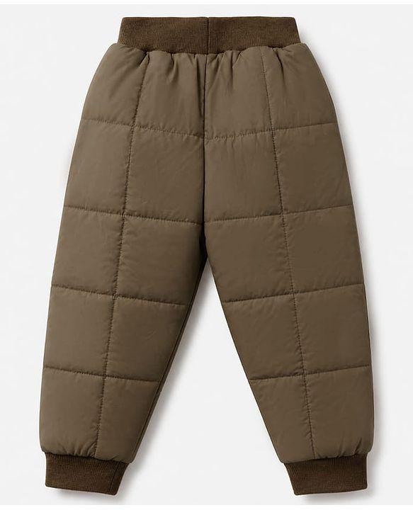 Babyhug Woven Jacket and Pant with Full Sleeves and Bear Print in Grey for 0-1 Month