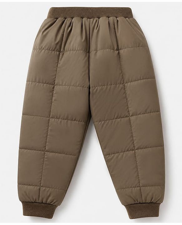 Babyhug Woven Jacket and Pant with Full Sleeves and Camouflage Print in Brown for 0-1 Month