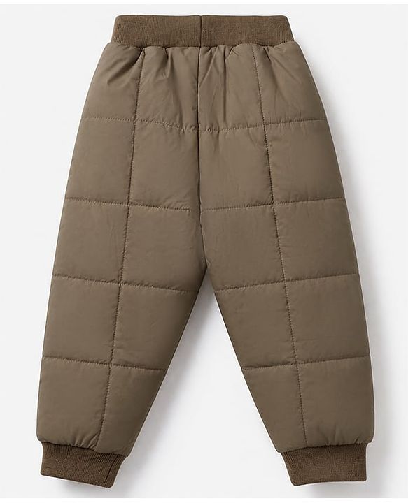 Babyhug Woven Jacket and Pant with Full Sleeves and Camouflage Print in Brown for 0-1 Month
