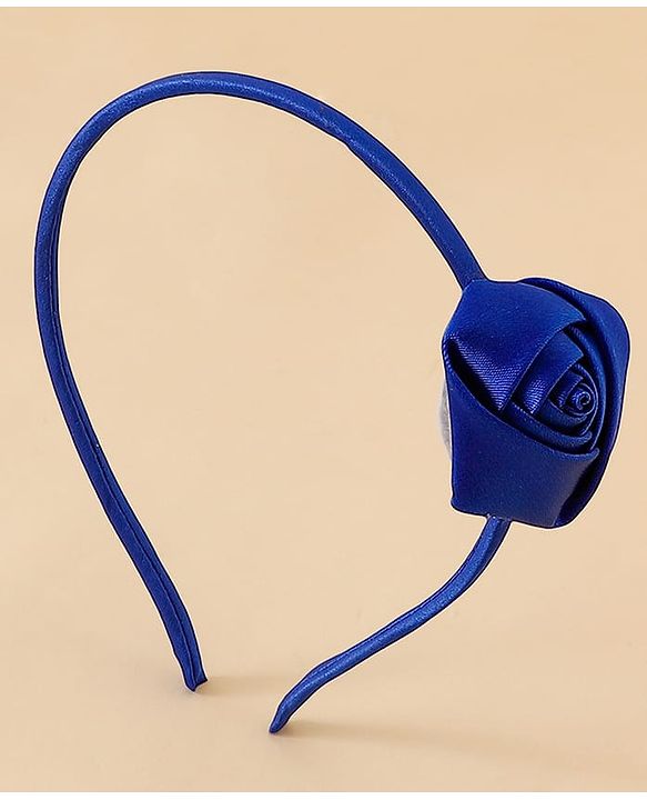 Babyhug Free Size Rose Hair Bands - Blue