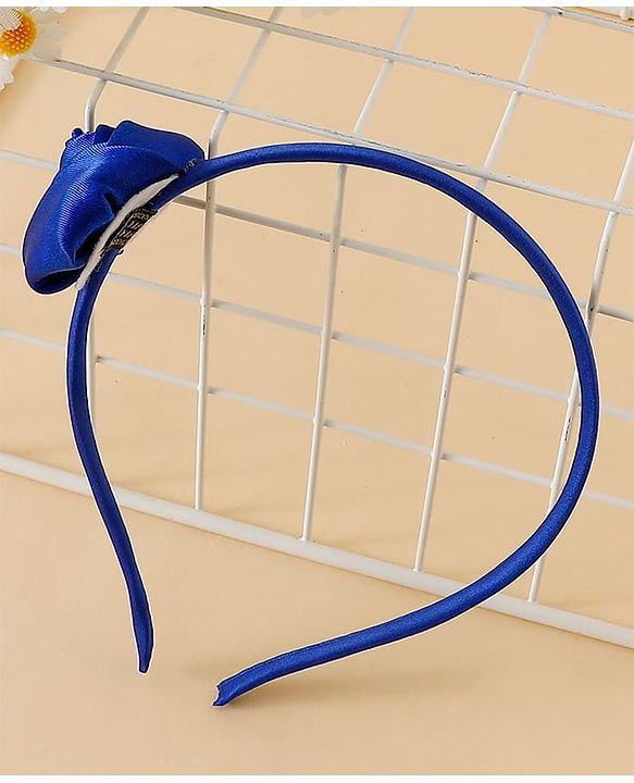 Babyhug Free Size Rose Hair Bands - Blue
