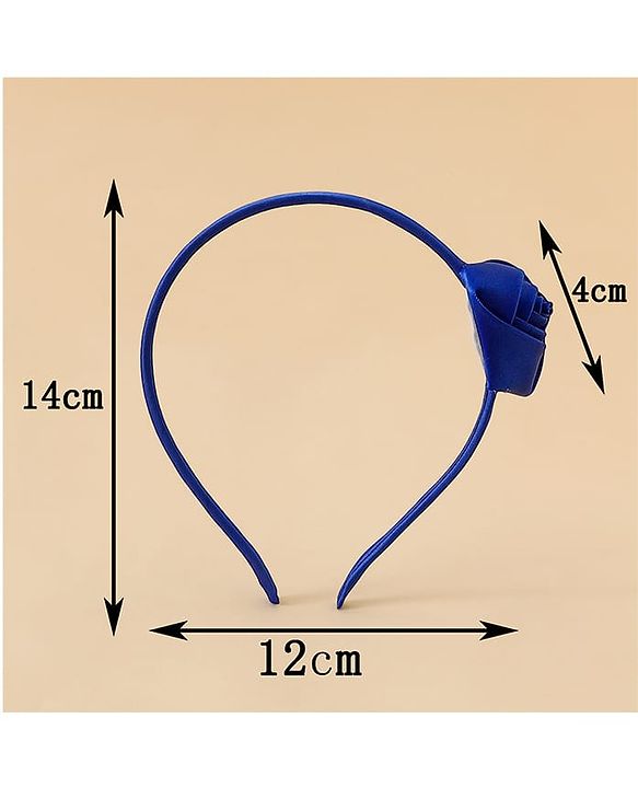 Babyhug Free Size Rose Hair Bands - Blue