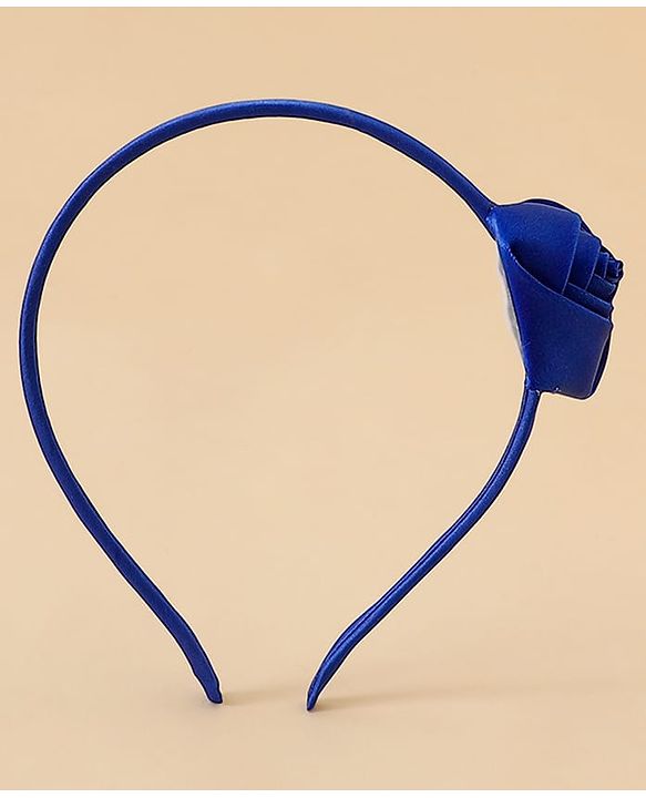 Babyhug Free Size Rose Hair Bands - Blue