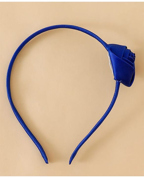 Babyhug Free Size Rose Hair Bands - Blue
