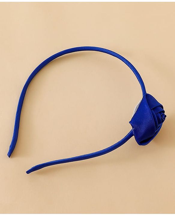 Babyhug Free Size Rose Hair Bands - Blue