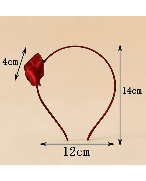 Babyhug Free Size Rose Hair Bands - Blue