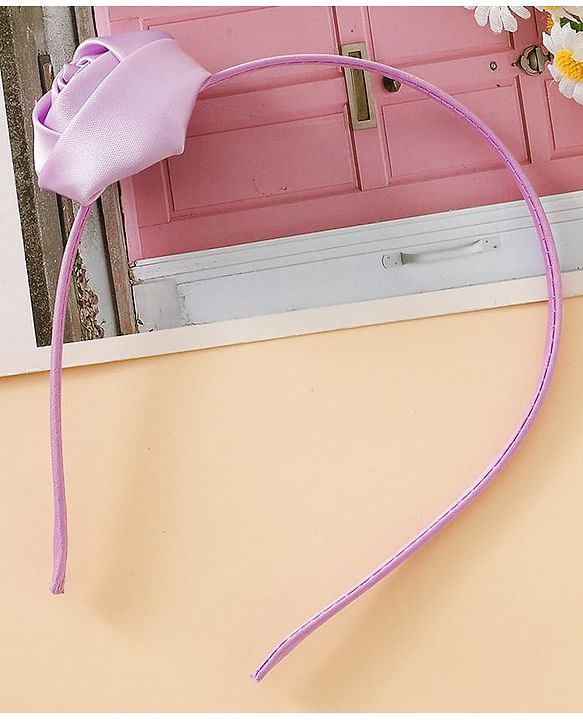 Babyhug Free Size Rose Hair Bands - Blue