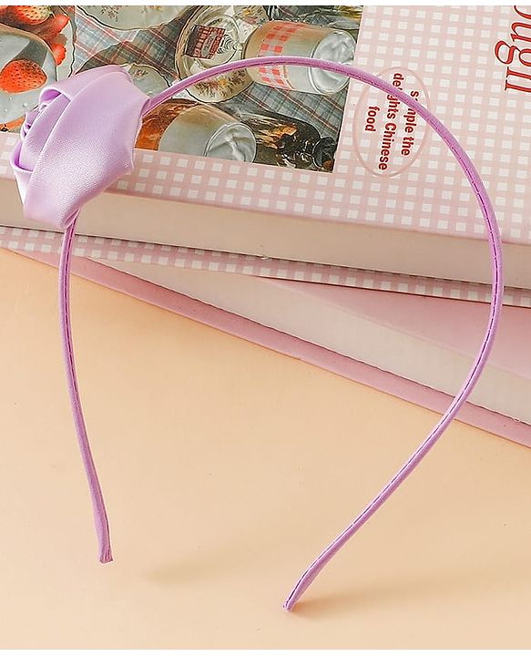 Babyhug Free Size Rose Hair Bands - Blue