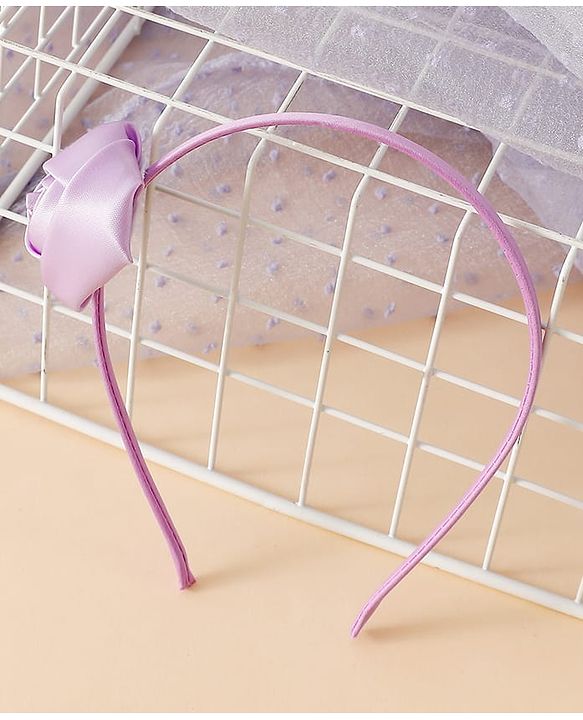 Babyhug Free Size Rose Hair Bands - Blue