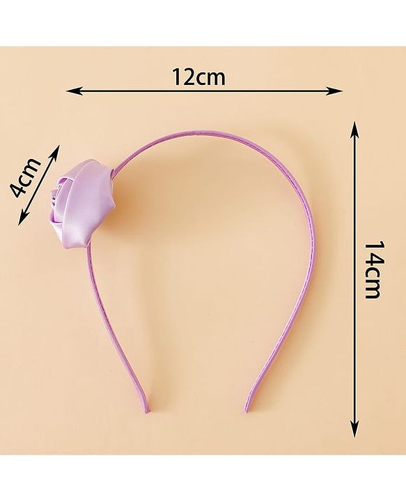 Babyhug Free Size Rose Hair Bands - Blue