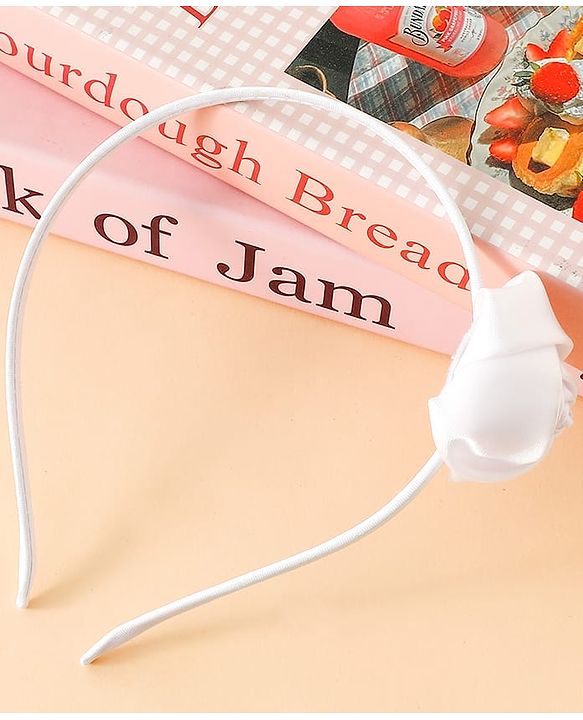 Babyhug Free Size Rose Hair Bands - Blue