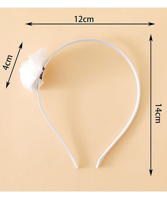Babyhug Free Size Rose Hair Bands - Blue