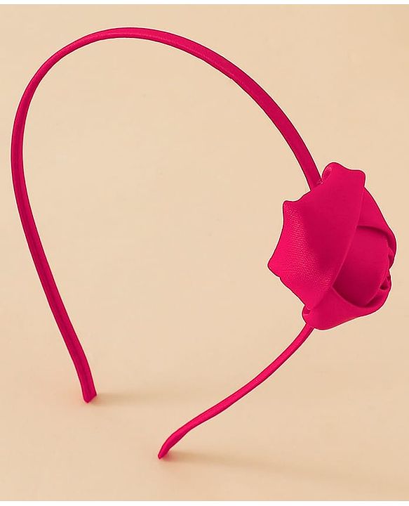 Babyhug Free Size Rose Hair Bands - Blue