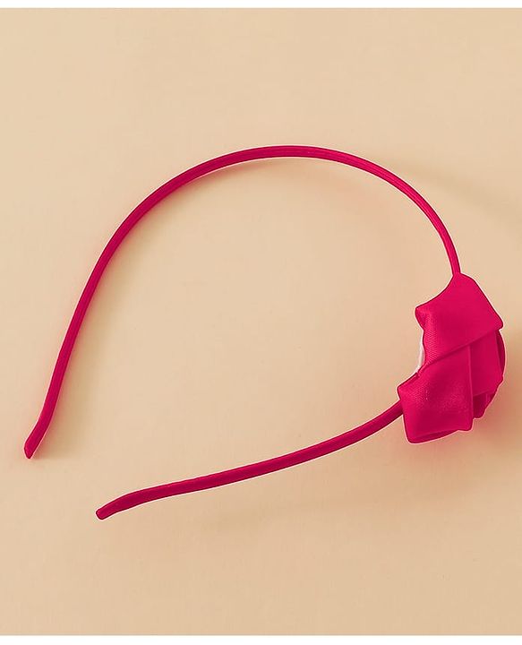 Babyhug Free Size Rose Hair Bands - Blue