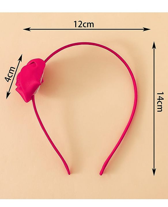 Babyhug Free Size Rose Hair Bands - Blue