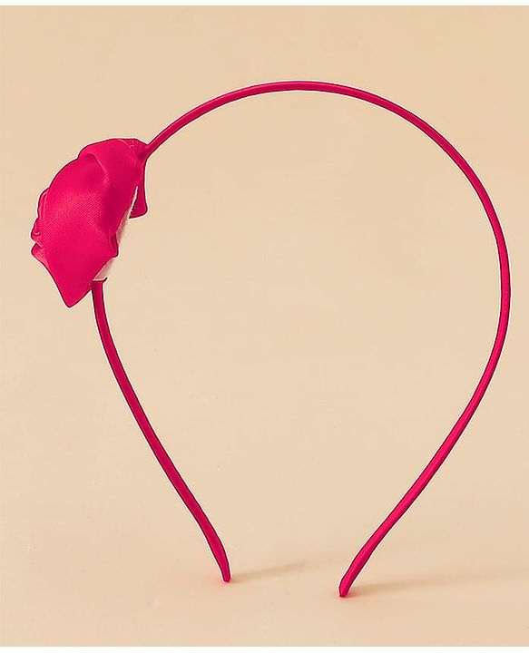 Babyhug Free Size Rose Hair Bands - Blue