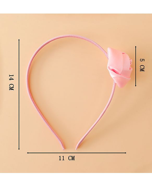Babyhug Free Size Rose Hair Bands - Blue